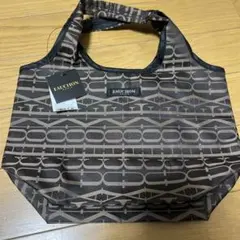 【新品タグ付き】FAUCHON　ロゴ　エコバッグ　幾何学模様　ミニバッグ