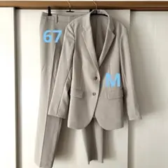 ユニクロ　感動ジャケット＋感動パンツ　上下セット　セットアップ　ベージュ