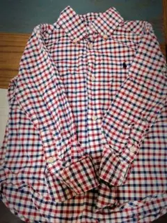Ralph Lauren チェック柄 長袖シャツ 3T　ラルフ　フォーマル
