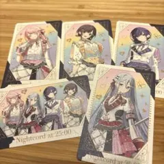 プロセカ5th Anniversary 感謝祭　グリーティングカード　5枚セット