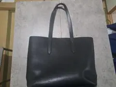 極美品】RATOM 上位モデル トートバッグ A4 レザー ビジネス グレー