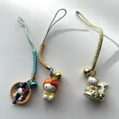 レア 静岡・愛知限定 ご当地キティ ストラップ 3点セット