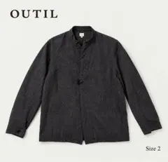 OUTIL VESTE CIZE BLACK INDIGO リネン ユーロ 軍 - メルカリ