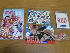 【処分】ワンピースフィルムRED冊子 ステッカー マグネット　パスケース