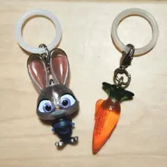 ズートピア めじるしアクセサリー★ジュディ★ニンジン型レコーダーペン 2点セット