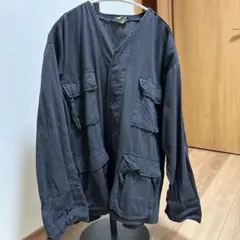 値下げ！tantan ネイビーブラック ミリタリーシャツジャケット