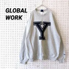 YALE University グローバルワーク スウェット グレー ワッペンのサムネイル