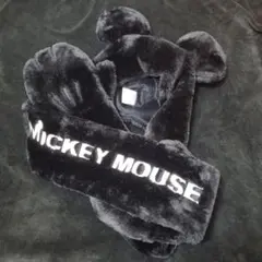 ディズニー 手袋付きマフラー ミッキーマウス
