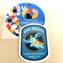 ウォルトディズニーワールド。 ダンボ ステッカー＆DVCステッカー＆ハピネス