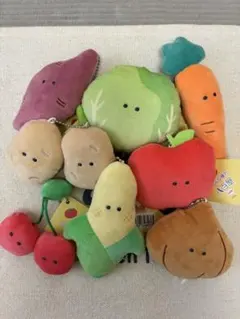 つぶらな瞳 八百屋 マスコット8点セット