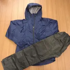 Makku レインウェア 上下セット ネイビー LLサイズ
