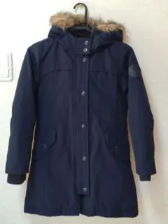 GAP　KIDS　ネイビー ファー付きフード コート