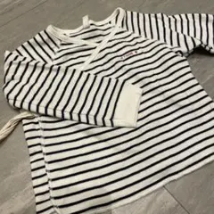 【Petit Bateau】プチバトー ストライプ ベビー肌着