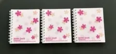 memo book リングメモ ３冊セット サイズ：78×105mm（カット後）のサムネイル