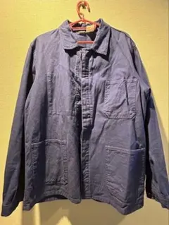 80s 90s CHARVET ユーロワーク　フレンチワーク 紺　カバーオール