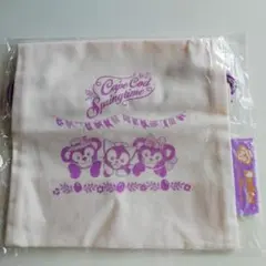 ダッフィー　シェリーメイ　ジェラトーニ　スプリングボヤッジ　巾着