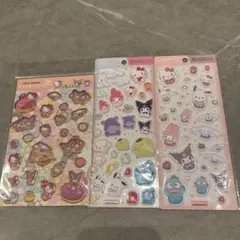 サンリオキャラクターシール 3種