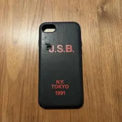 J.S.B. iPhoneケース SE黒 N.Y. TOKYO 1991