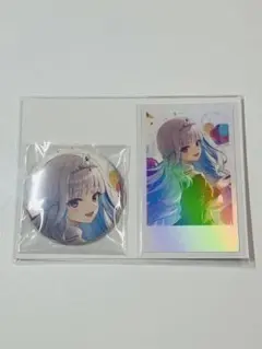 にじさんじ リゼ・ヘルエスタ 誕生日グッズ2024 缶バッジ＆チェキ風カード