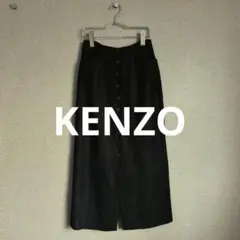 【 KENZO PARIS 】linen tight skirt 36のサムネイル