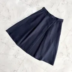 新品　Bon mercerie ボンメルスリー　スカート　ネイビー　36のサムネイル