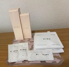 KINS ローション ミルク フェイスマスク 他サンプルセットポーチおまけのサムネイル