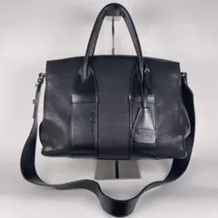 miu miu マドラス　レザー　ブラック2way ハンド、ショルダーバッグ