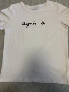 agnes b. ロゴ 半袖Tシャツ ホワイト サイズ2のサムネイル