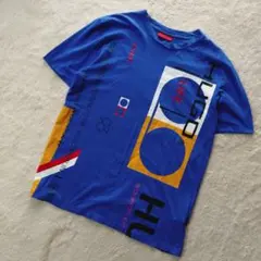 希少デザイン HUGO BOSS 総柄 Tシャツ L相当のサムネイル
