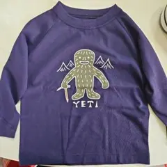 mont-bell YETI 長袖Tシャツ 100サイズ ネイビー