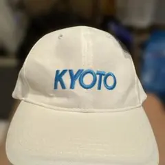 KYOTO刺繍ホワイトキャップ