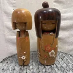 E-壁 昭和レトロ こけし 卯三郎 創作こけし 近代こけし 3体セット まとめ E-壁 昭和レトロ こけし 卯三郎 創作こけし 近代こけし 3体セット
