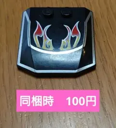 レゴ　トリプル カーブ ウェッジ 4 x 4 x 2/3　ブラック　プリント