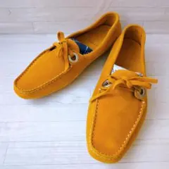 美品✨️ BALLY バリー ドライビングシューズ イエロー 24.5 スエード