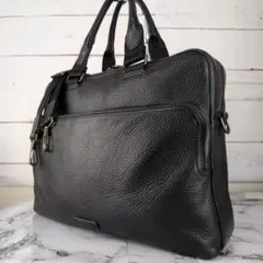 【美品】コールハーン☆2WAY　A4　オールレザー　ビジネスバッグ　ブラックのサムネイル