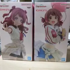 学園アイドルマスターフィギュア2体セット。花海佑芽・花海咲季