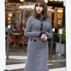 ハーリップトゥ Elise Boucle Peplum Coat サイズS - メルカリ