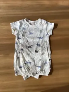 プティマイン　petit main ロンパース　恐竜柄50〜70