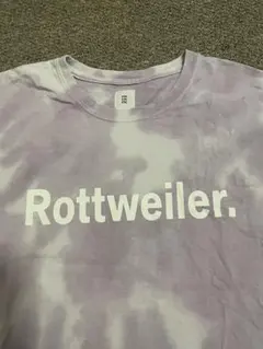 Rottweiler タイダイ柄 Tシャツ　☆パープル☆