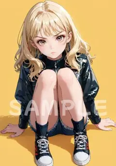 ◆一点物◆A4サイズ ポスター AIイラスト 高画質 コレクション アニメ 69
