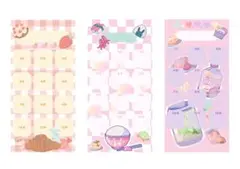 ☆月謝シート☆おいちぃ3種9枚セット
