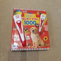 タッチペンで音が聞ける！ はじめてずかん1000 英語つきのサムネイル