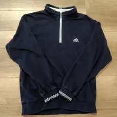 adidasアディダス　ハーフジップゴルフウェア（L）やや厚手