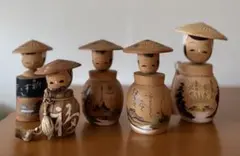 Retro Kokeshi Setヴィンテージ こけし まとめ売り5～17cm - メルカリ