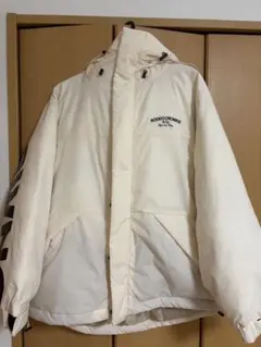 RODEO CROWNS フード付きダウンジャケット アイボリー