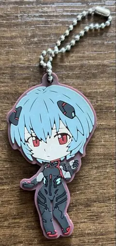 名*し様 エヴァンゲリオン 綾波レイ ラバーキーホルダーKuji