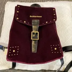 Dr.Martens ベルベット スタッズ ミニリュック ボルドー - メルカリ