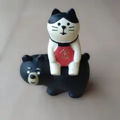 concombre コンコンブル 金太郎 猫 置物