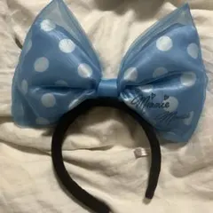 ミニーマウス 水玉カチューシャ