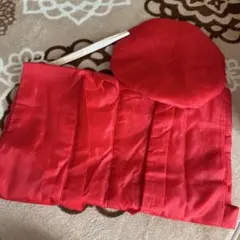 還暦 長寿祝い 赤 ちゃんちゃんこ 3点セット